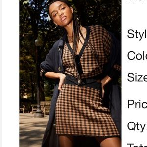Free People Maeve Set size Medium Chocolate Combo